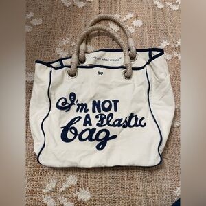 Anya Hindmarch I'm Not A Plastic Bag Tote 2007 Canvas